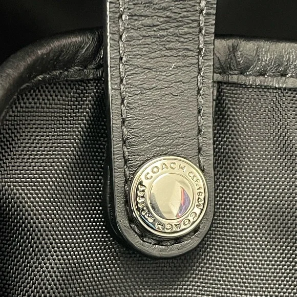 Coach Sleek Black Men's Duffel Bag - Picture 5 of 16